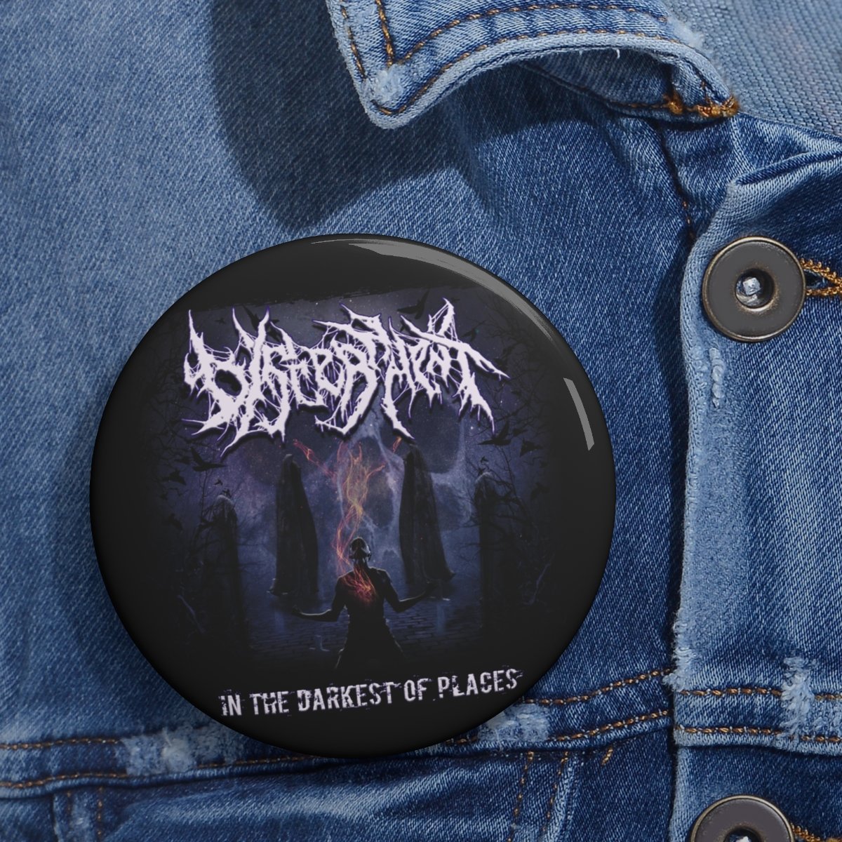 Discernment – In the Darkest of Places Pin Buttons