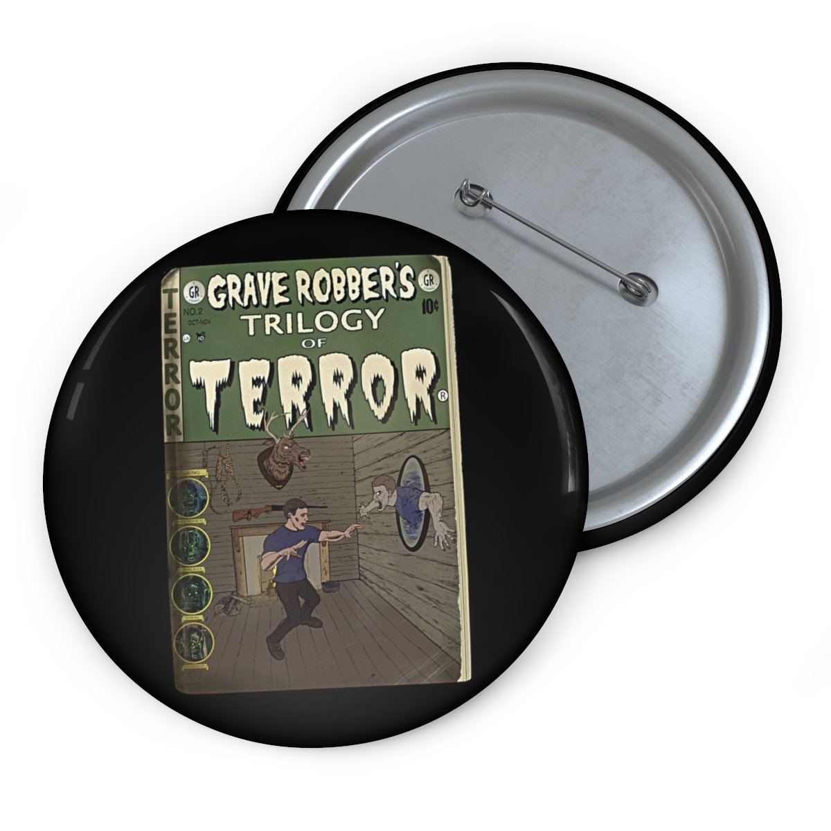 Grave Robber – Evil Dead Pin Buttons