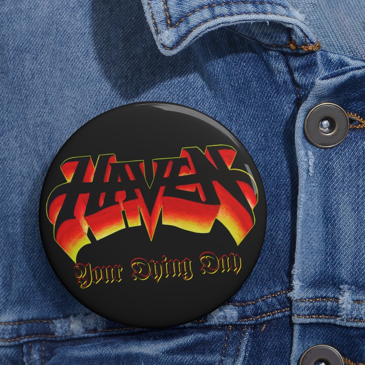 Haven – Your Dying Day Logo Pin Buttons