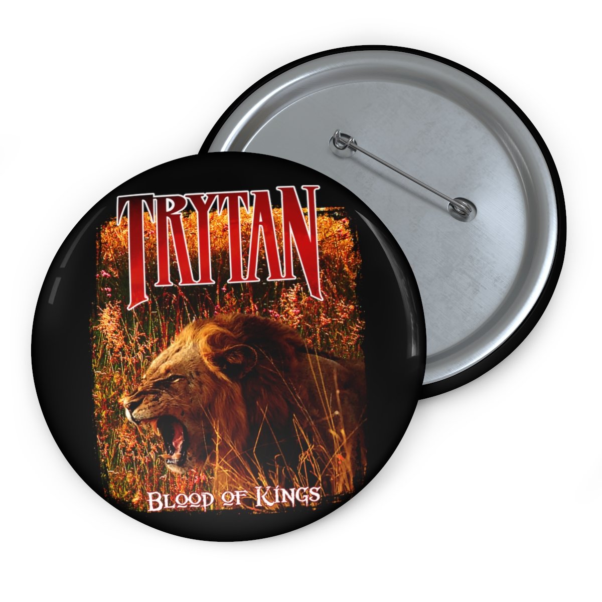 Trytan – Blood of Kings Lion Pin Buttons