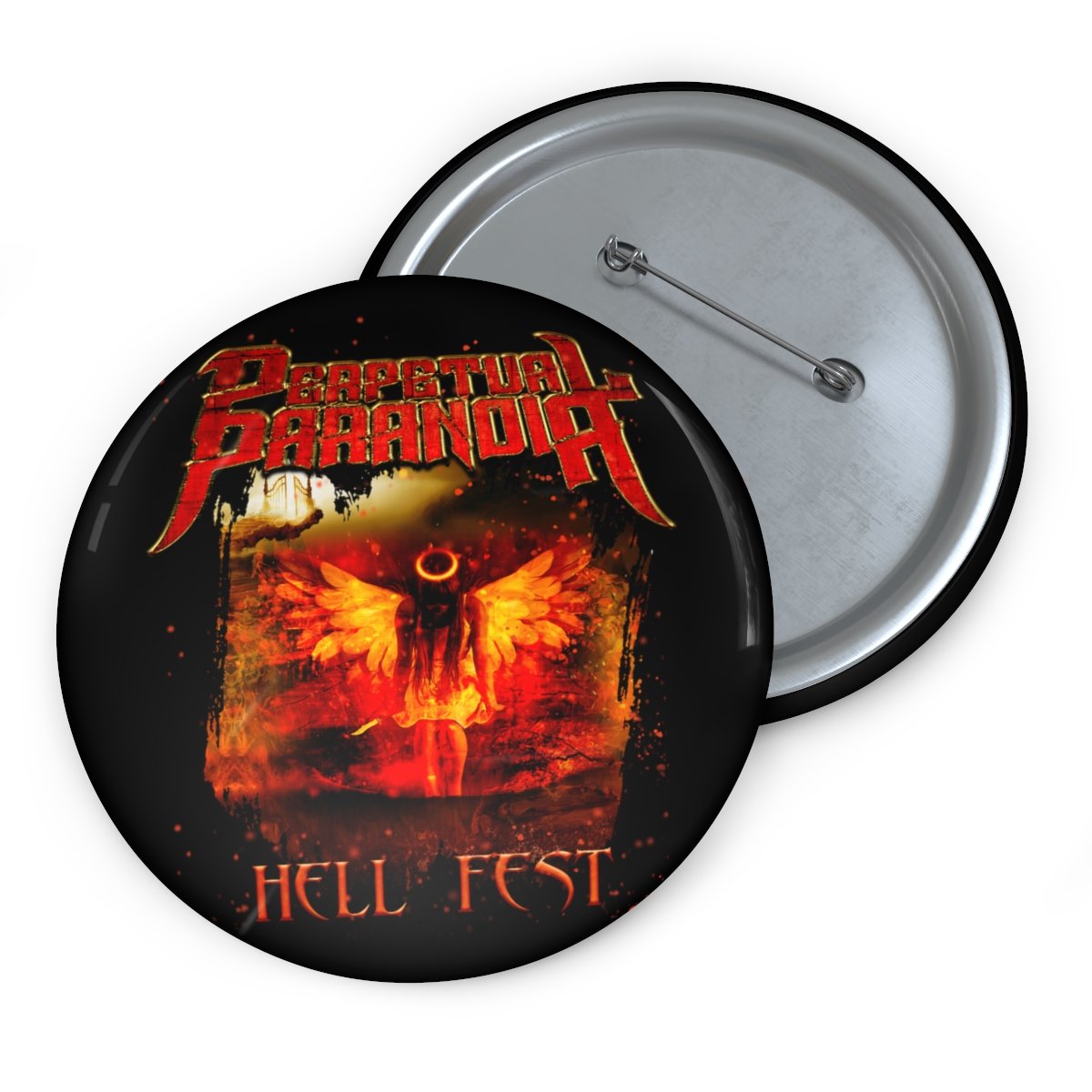 Perpetual Paranoia – Hell Fest Pin Buttons