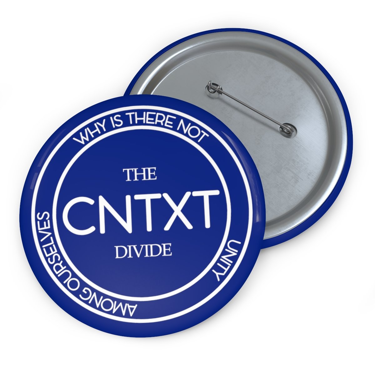 Context – The Divide Seal Navy Blue Pin Buttons