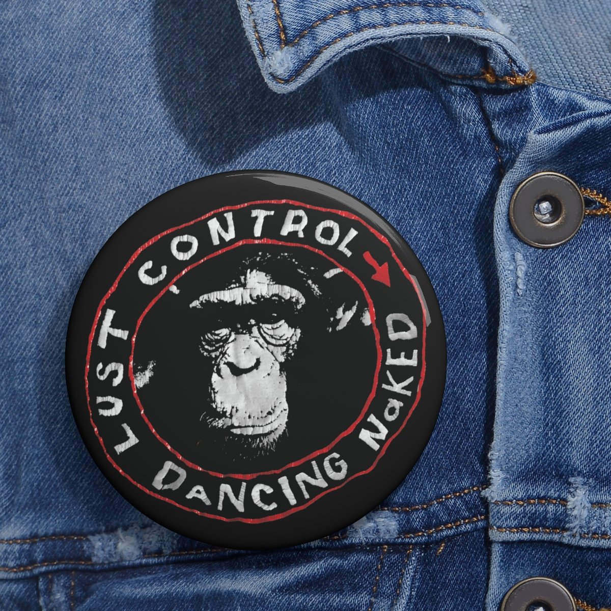 Lust Control – Dancing Naked Magazine Pin Buttons