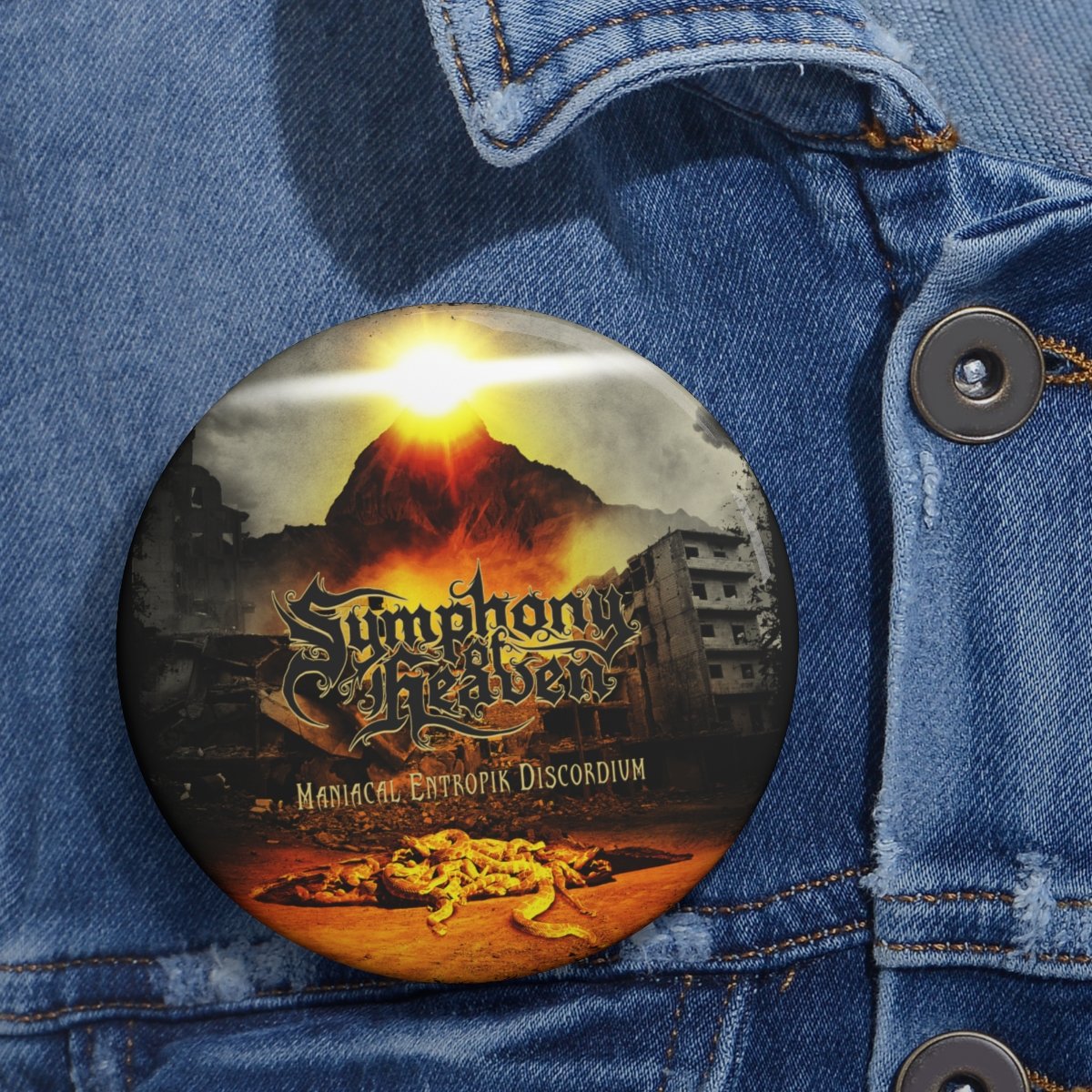 Symphony Of Heaven – Maniacal Entropik Discordium Pin Buttons
