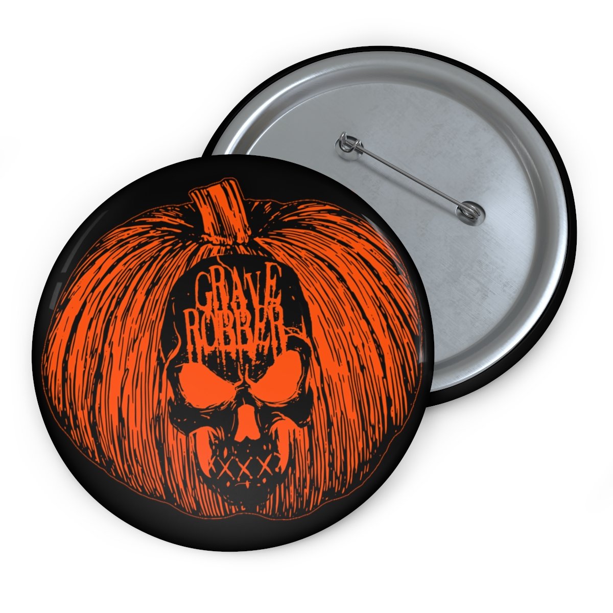 Grave Robber Pumpkin Limited Edition Pin Buttons