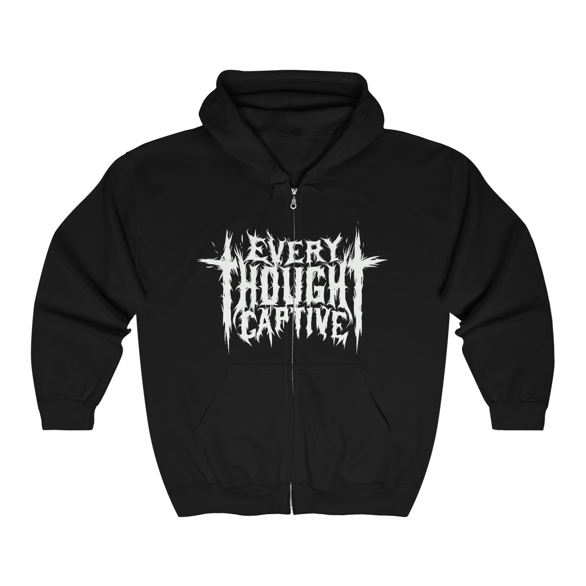 Every Thought Captive Logo Full Zip Hooded Sweatshirt