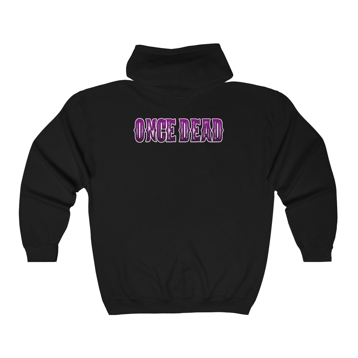 Once Dead – Ghost Tribe Logo Full Zip Hooded Sweatshirt