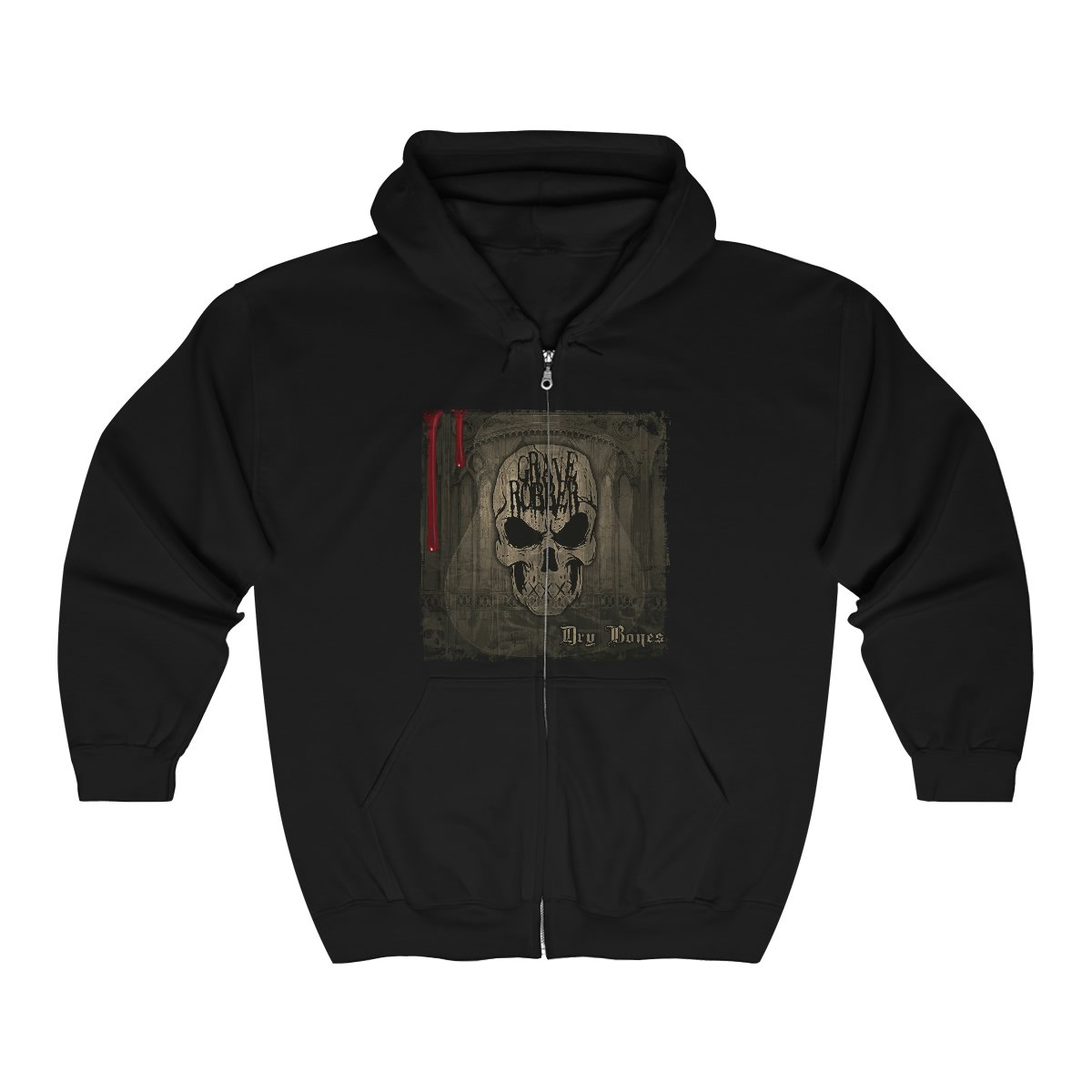 Grave Robber – Dry Bones Full Zip Hooded Sweatshirt