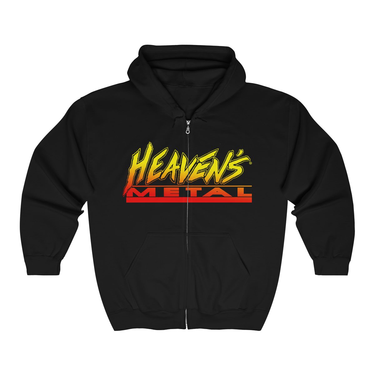 Heaven’s Metal Logo Full Zip Hooded Sweatshirt YR3