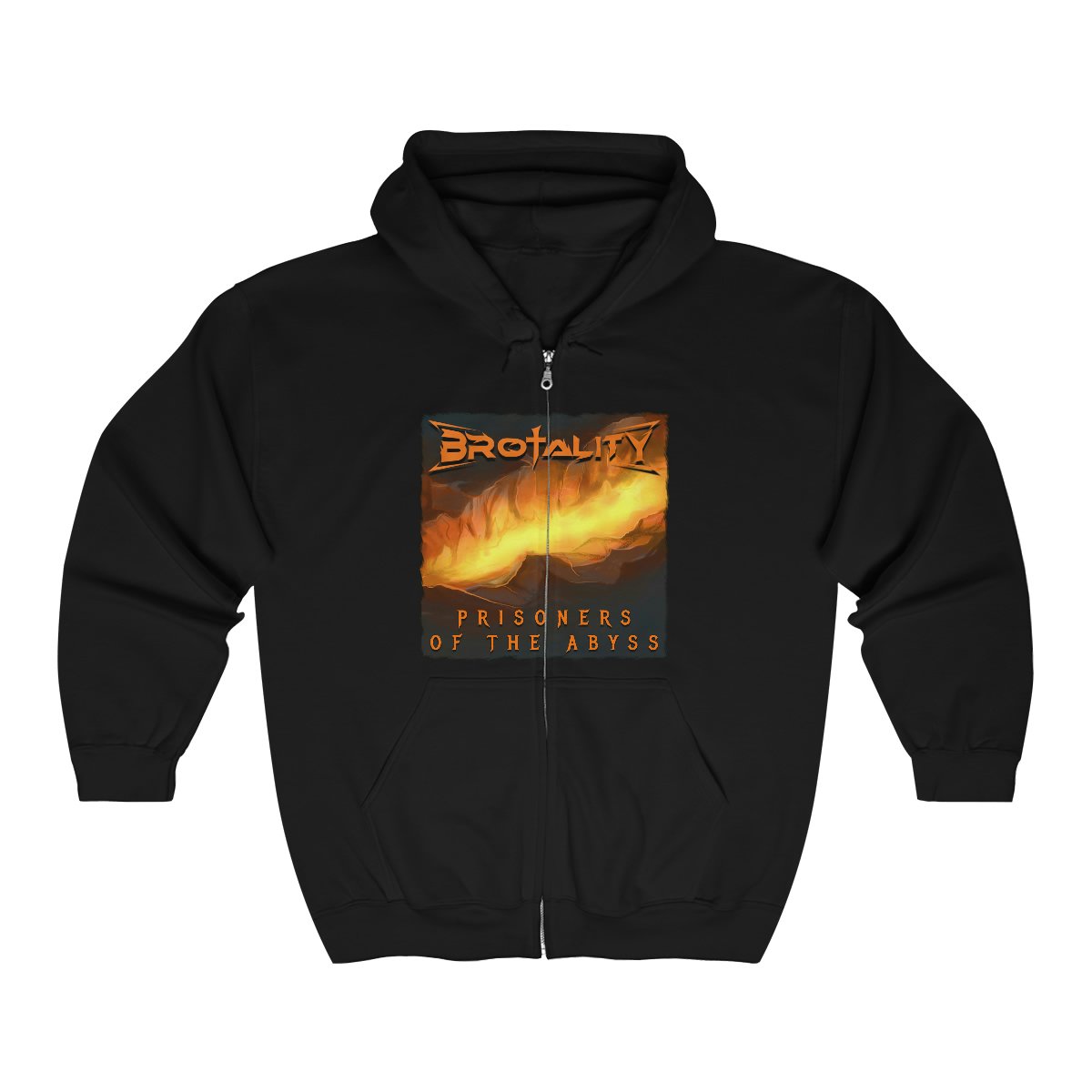 Brotality – Prisoners of the Abyss Full Zip Hooded Sweatshirt