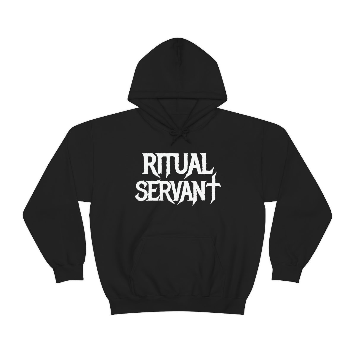 Ritual Servant Scripture Based Pullover Hooded Sweatshirt