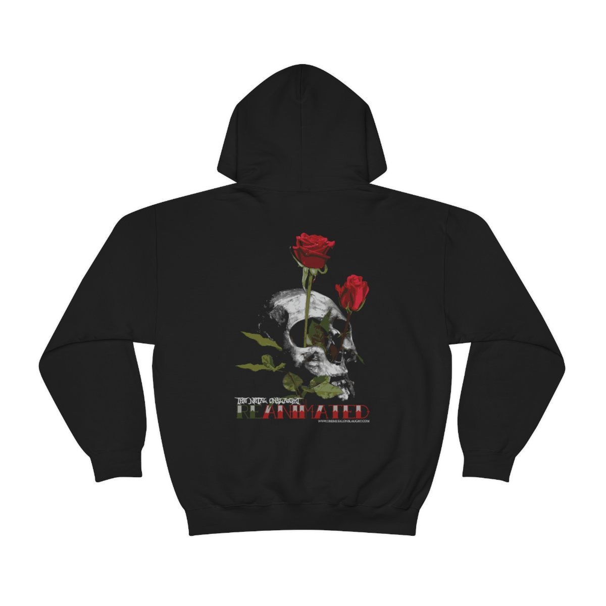 The Metal Onslaught Magazine – Death To Life Pullover Hooded Sweatshirt