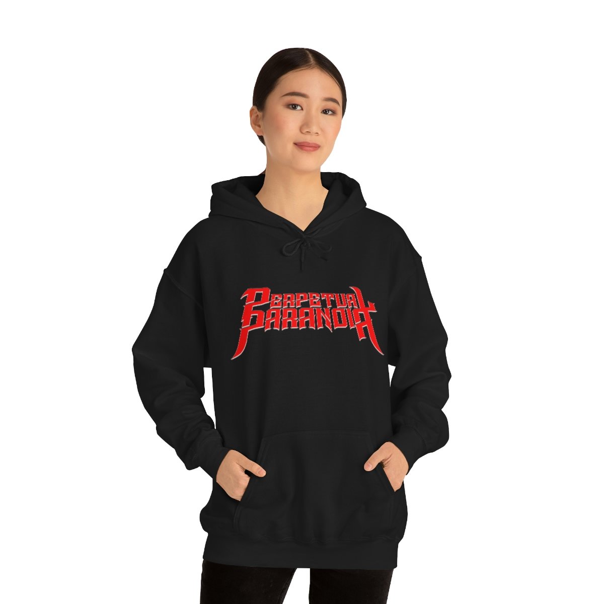 Perpetual Paranoia Between Logo Pullover Hooded Sweatshirt