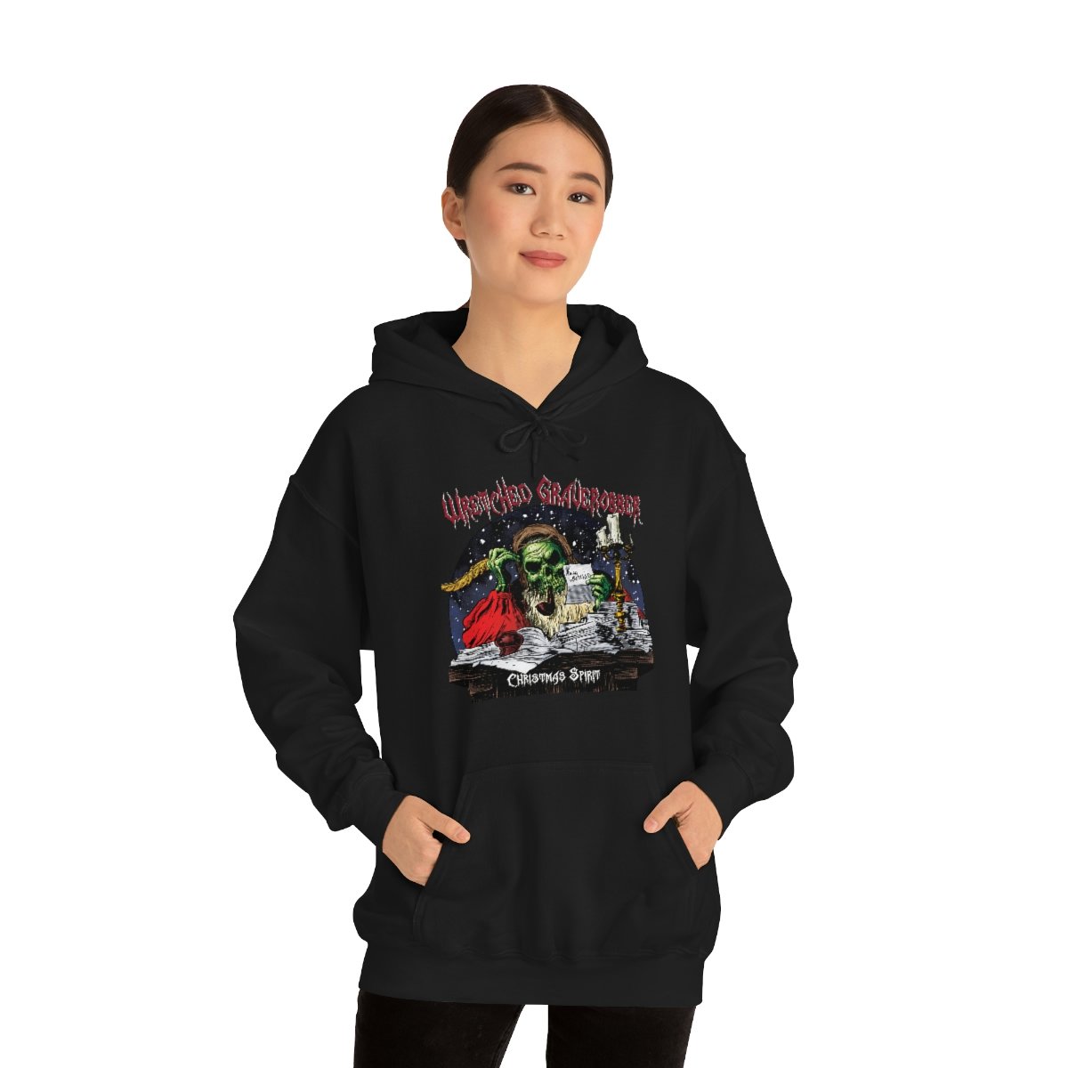 Wretched Graverobber – Christmas Spirit Pullover Hooded Sweatshirt