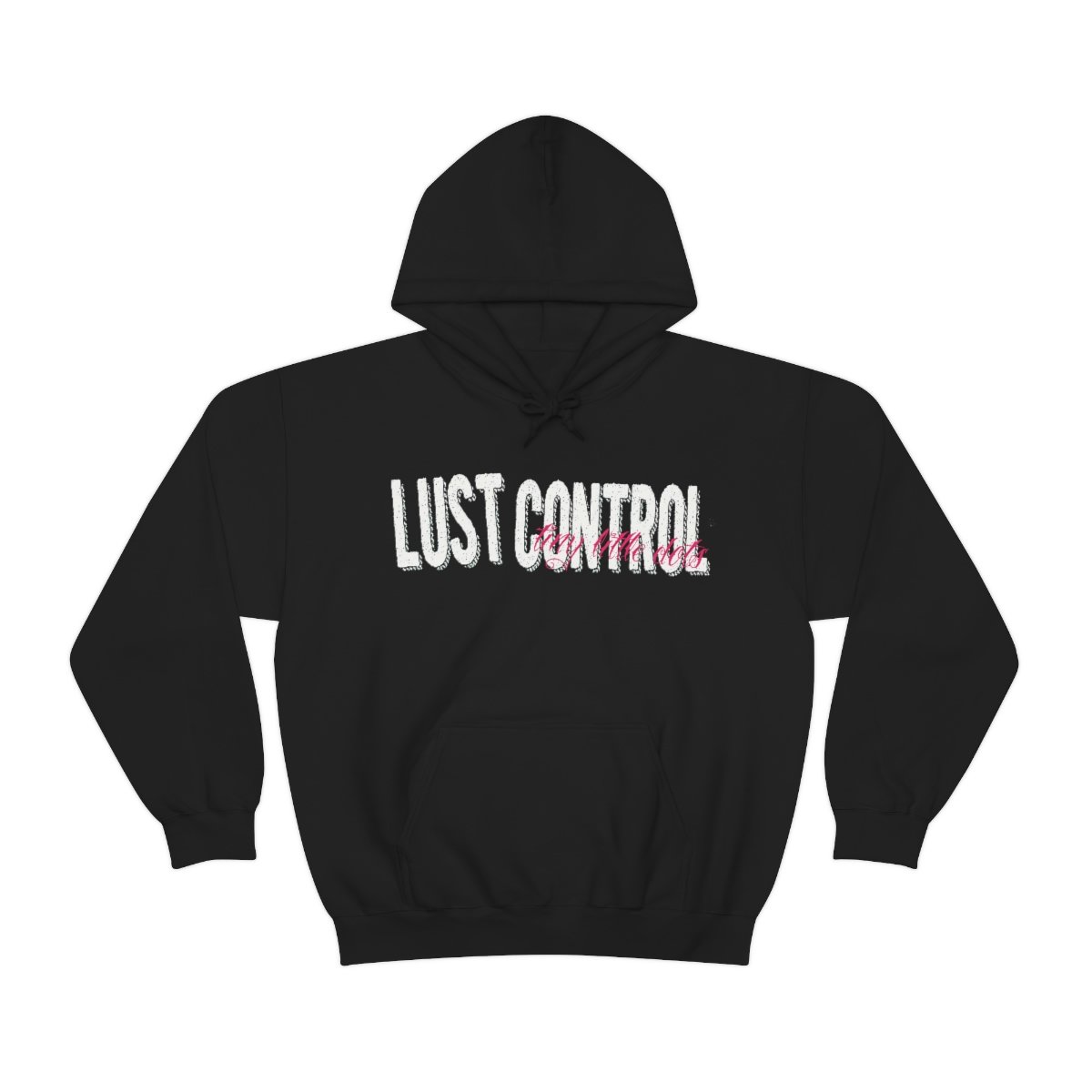 Lust Control – Tiny Little Dots Logo Pullover Hooded Sweatshirt
