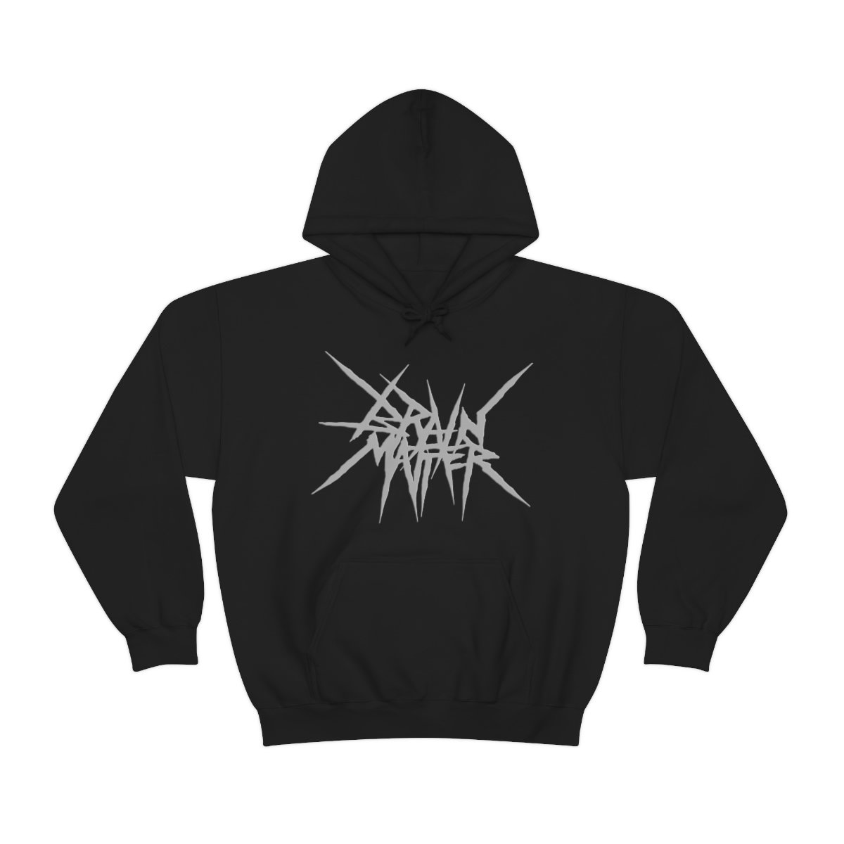 Brain Matter – Grey Logo Pullover Hooded Sweatshirt