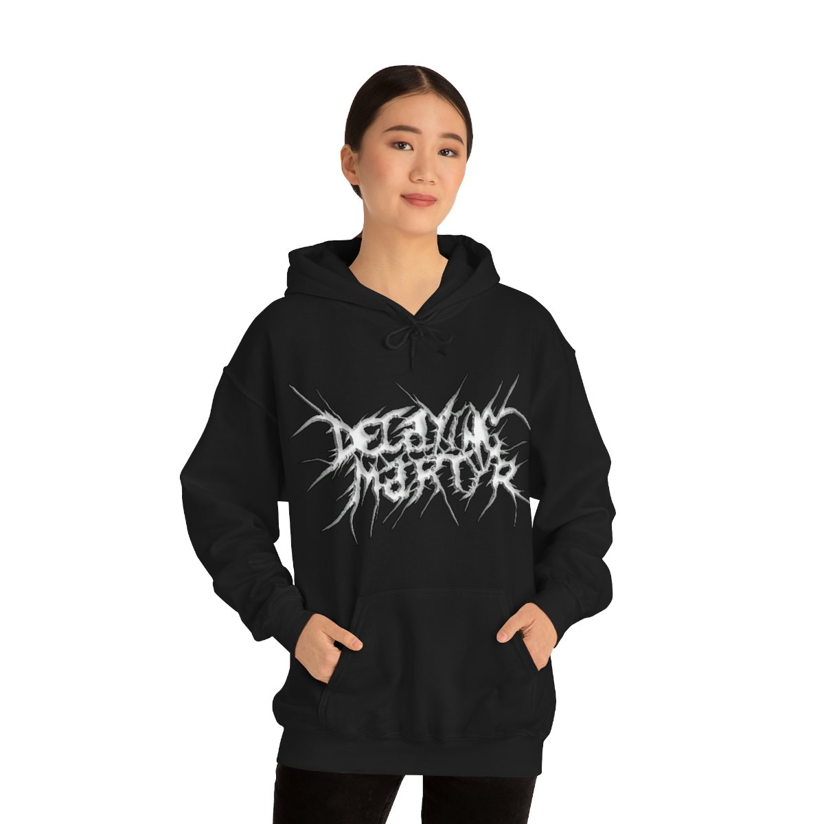 Decaying Martyr 3D Logo Pullover Hooded Sweatshirt