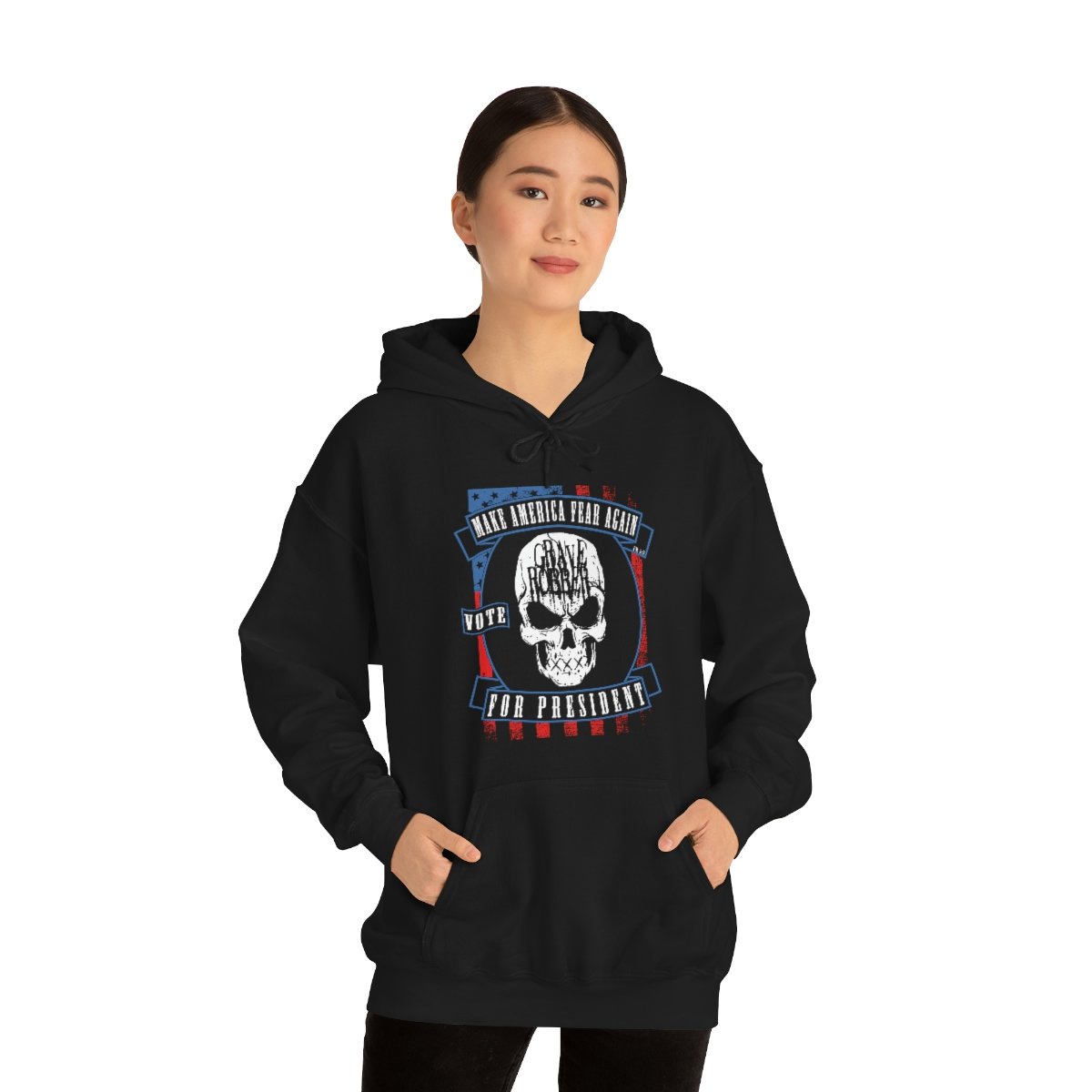 Grave Robber Make America Fear Again Pullover Hooded Sweatshirt