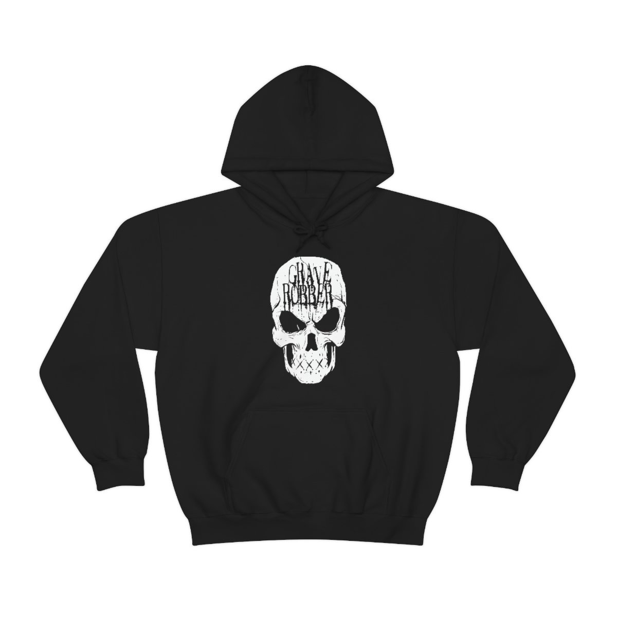 Grave Robber – Be Afraid Skull Pullover Hooded Sweatshirt
