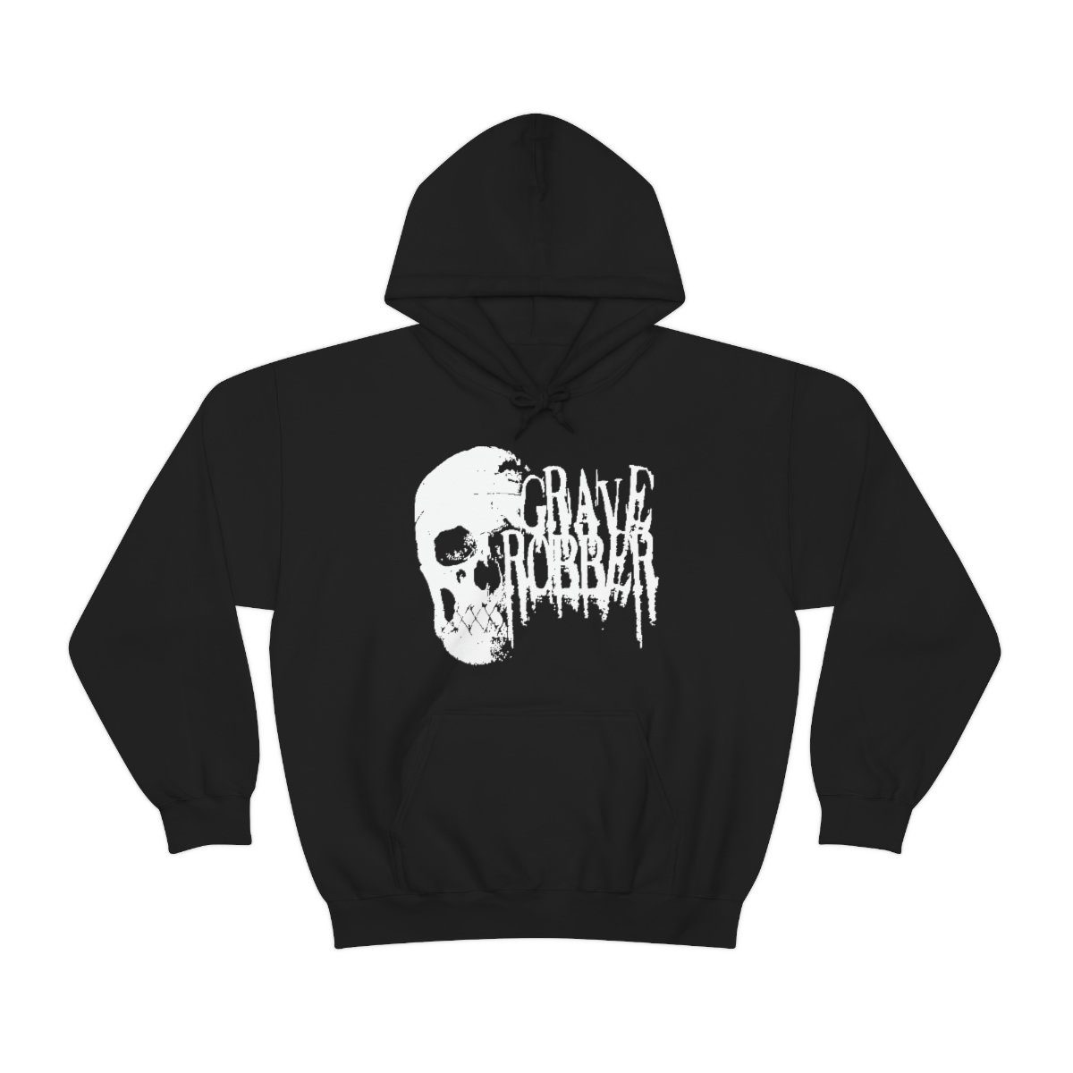 Grave Robber Skull Logo Pullover Hooded Sweatshirt