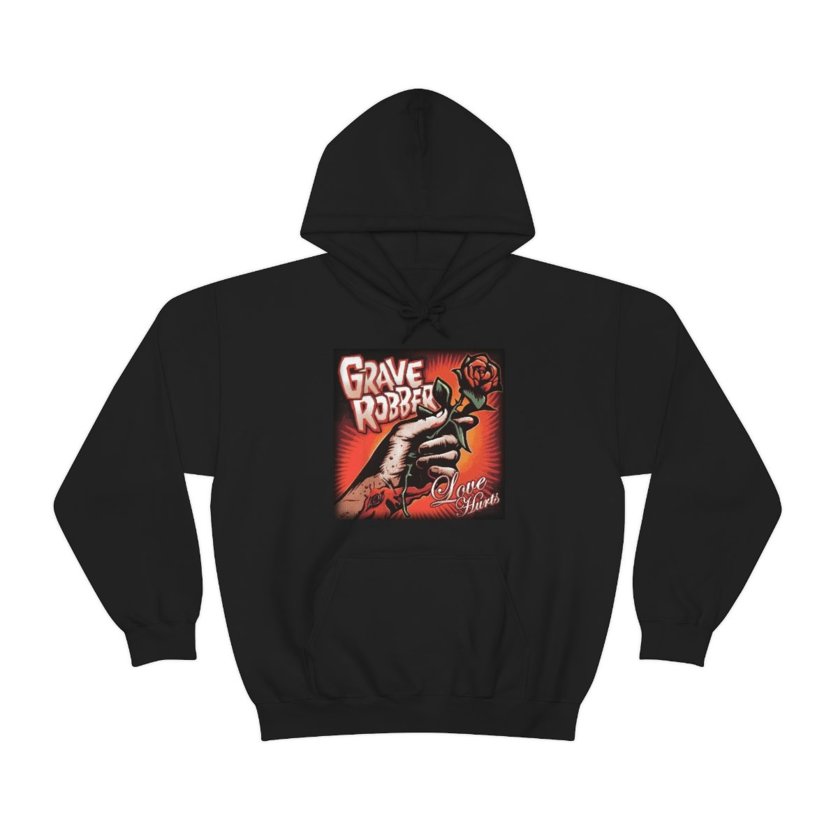 Grave Robber – Love Hurts Pullover Hooded Sweatshirt
