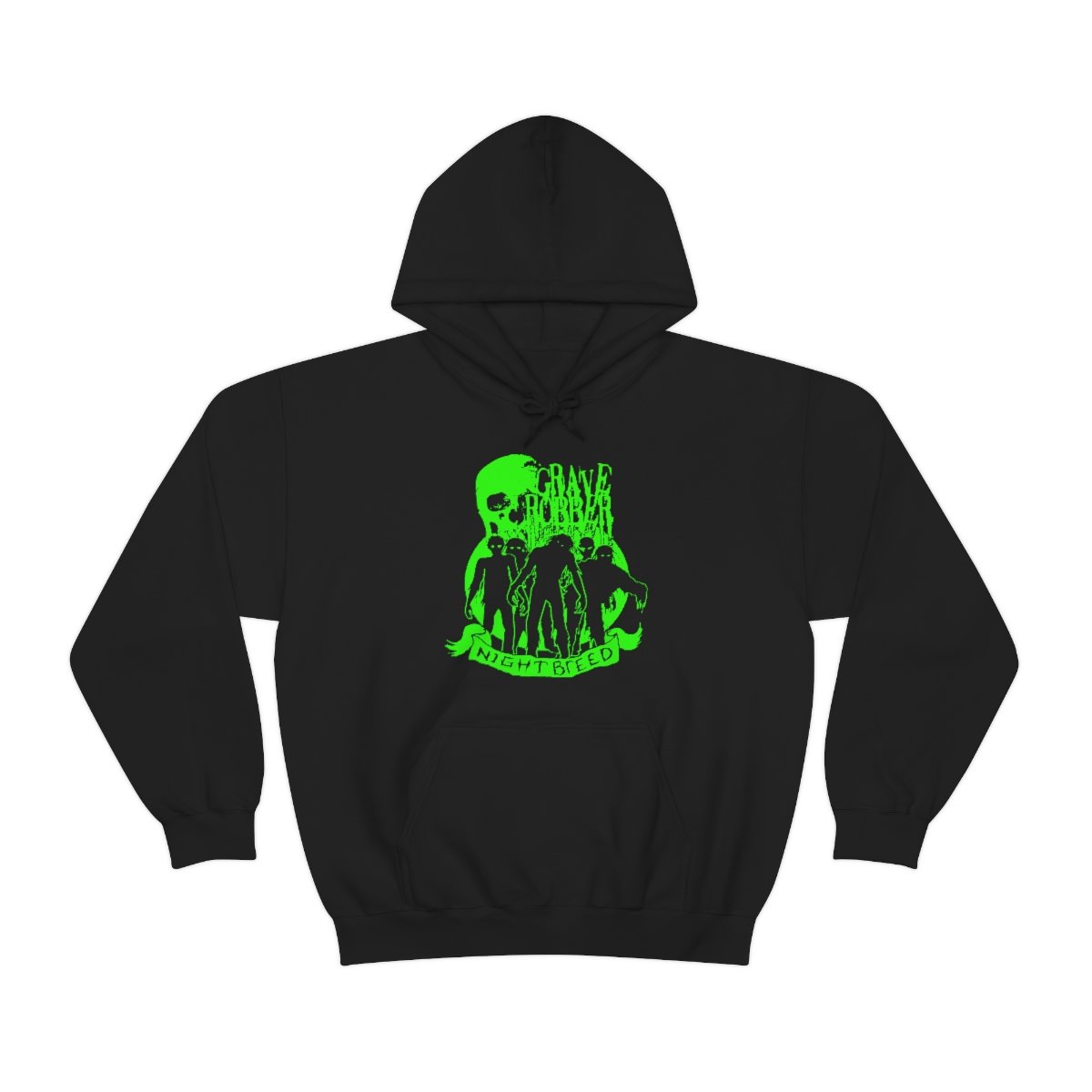 Grave Robber – Night Breed (Green) Pullover Hooded Sweatshirt
