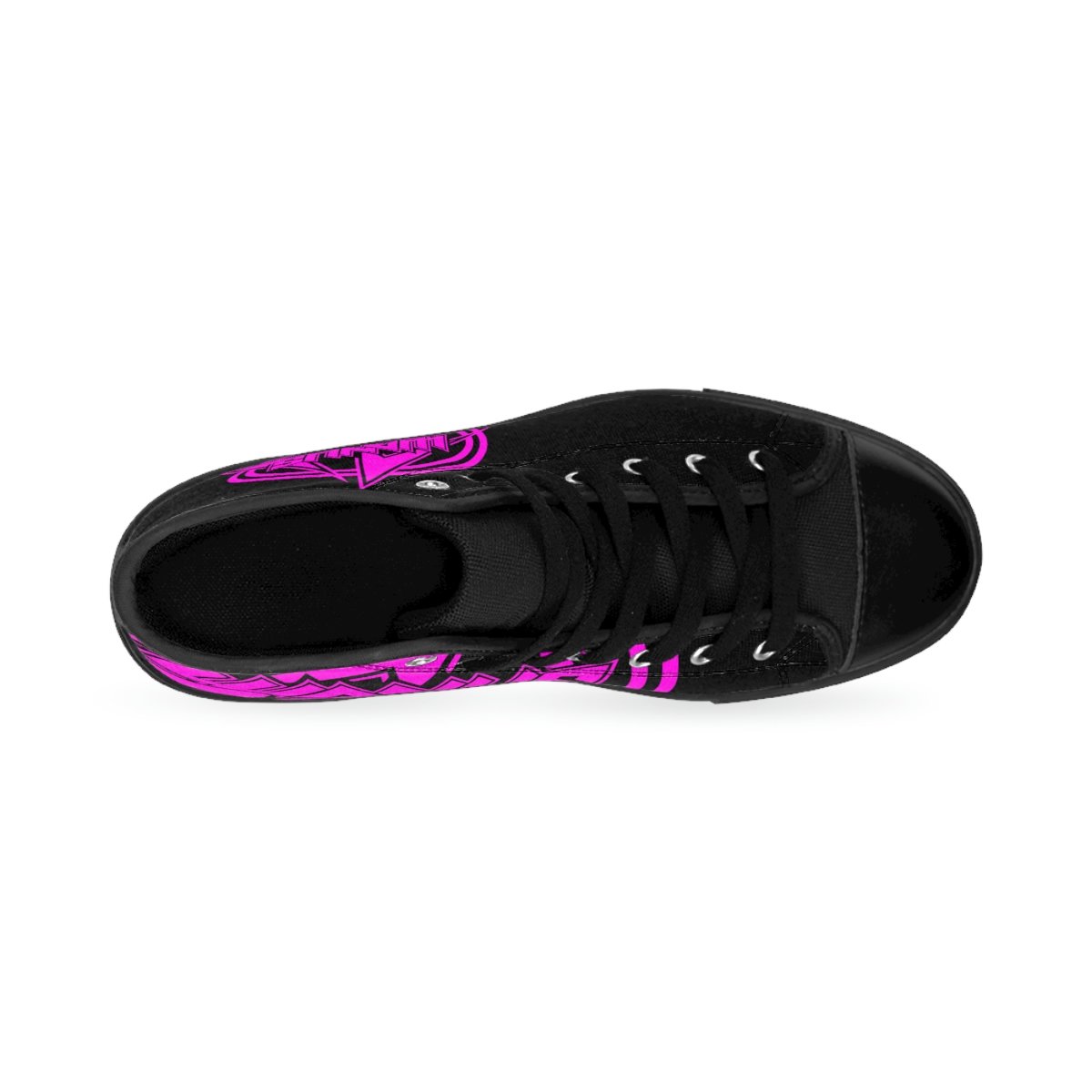 Wanus – Pink Logo Men’s High-top Sneakers
