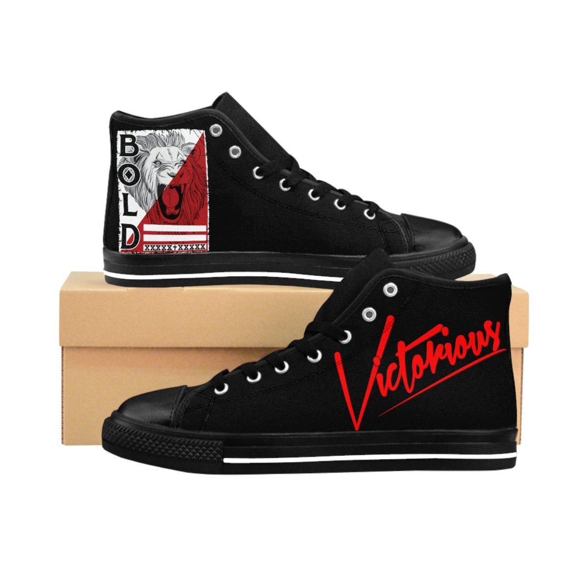 Victorious – Bold Men’s High-top Sneakers