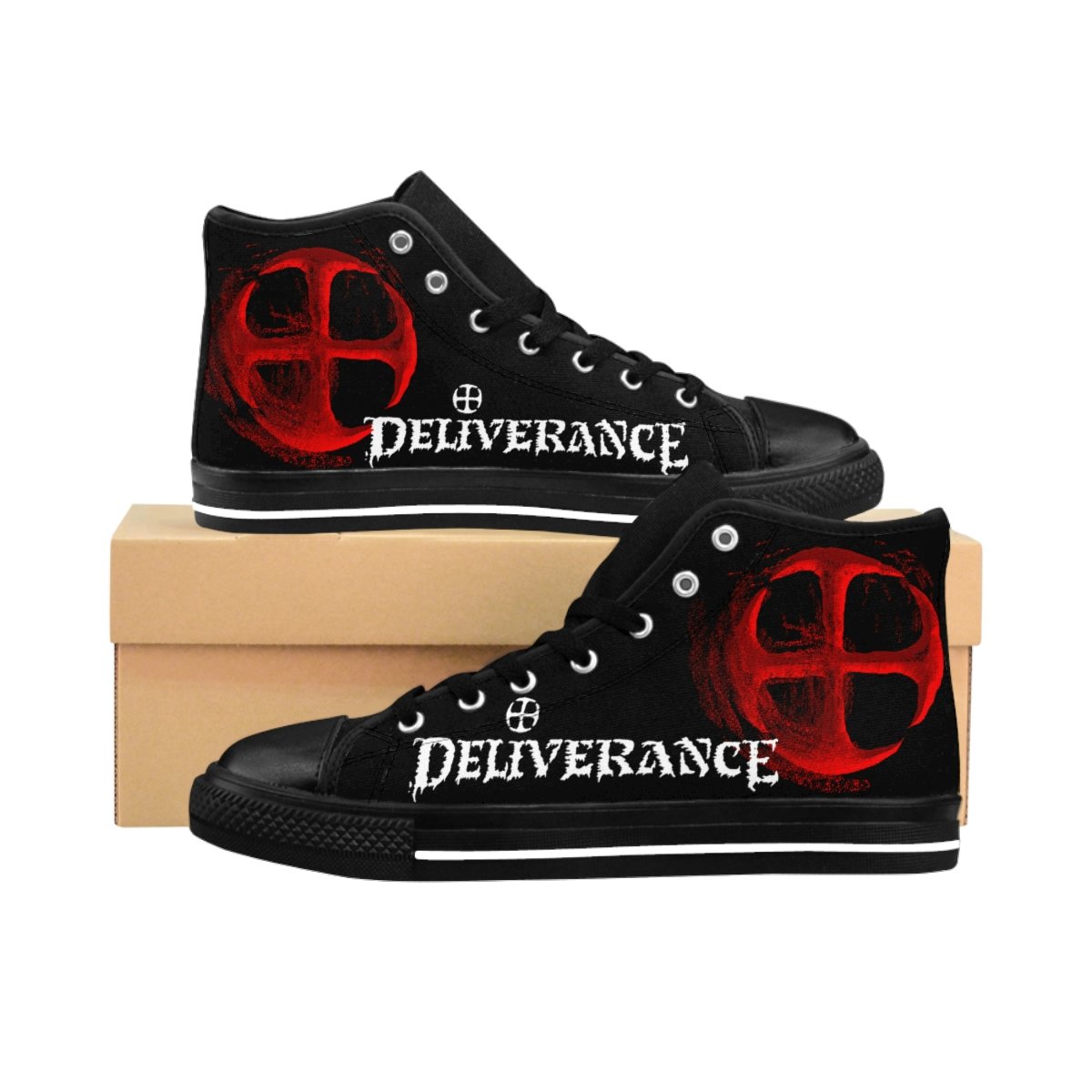Deliverance Disintegrating Cross Women’s High-top Sneakers