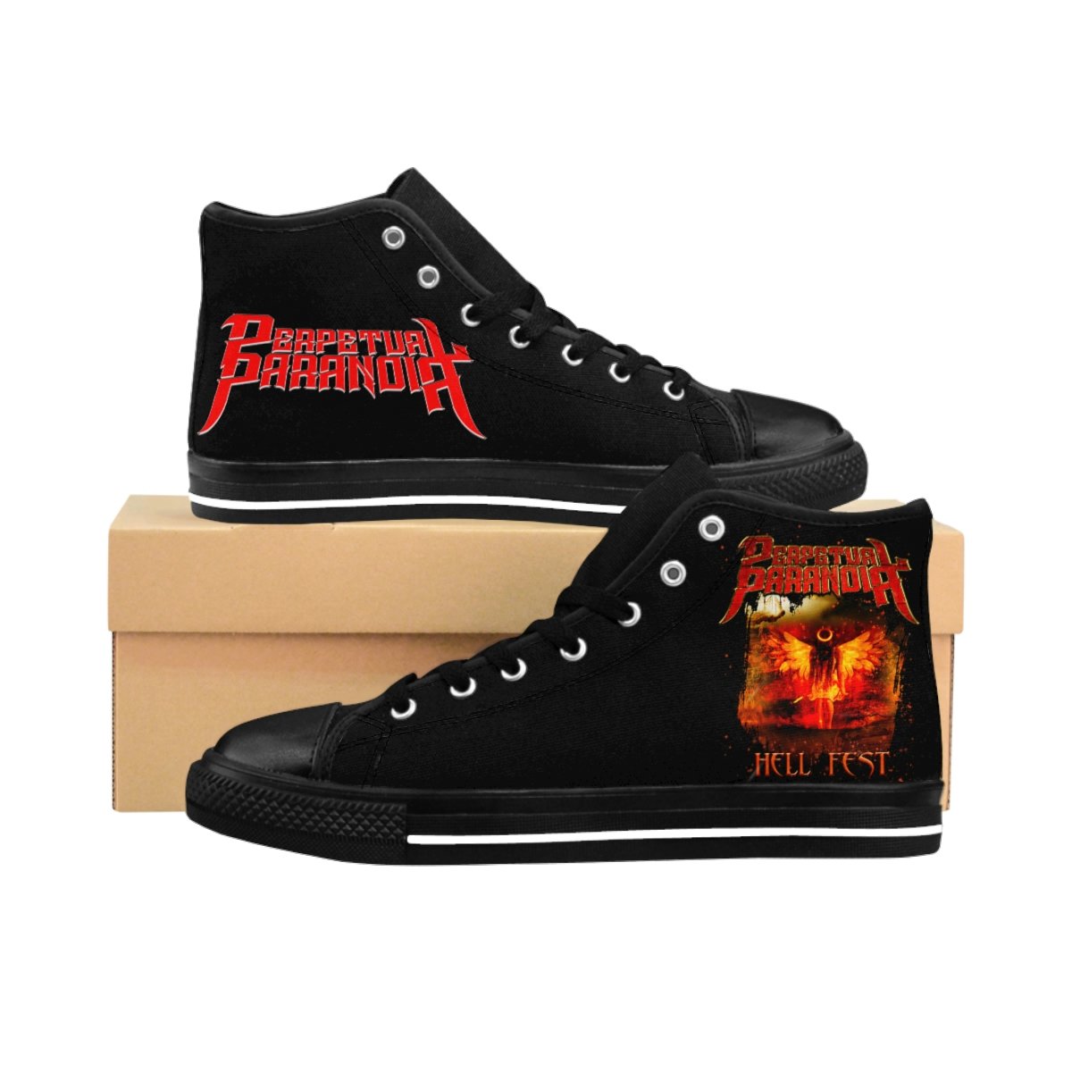 Perpetual Paranoia – Hell Fest Women’s High-top Sneakers