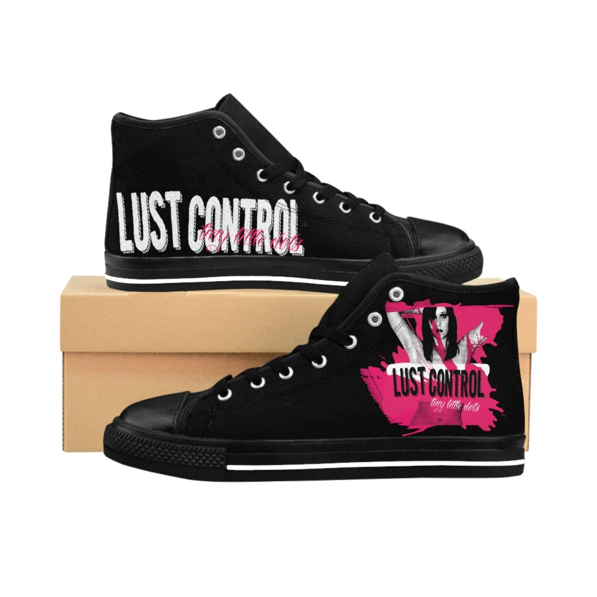 Lust Control – Tiny Little Dots Women’s High-top Sneakers
