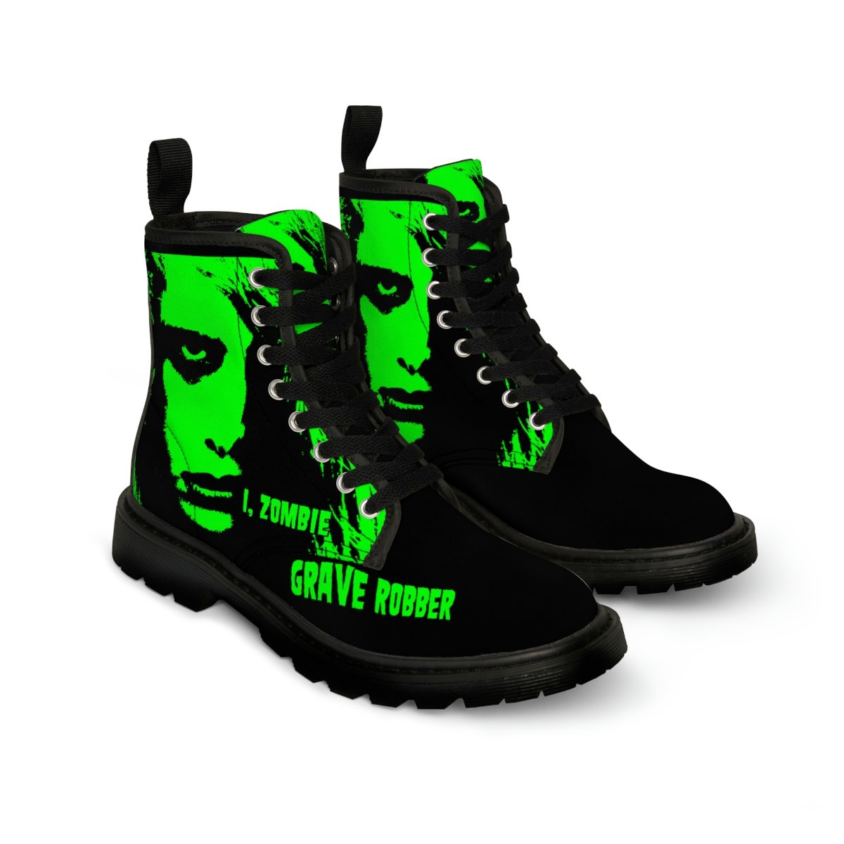 Grave Robber – I, Zombie Men’s Canvas Boots