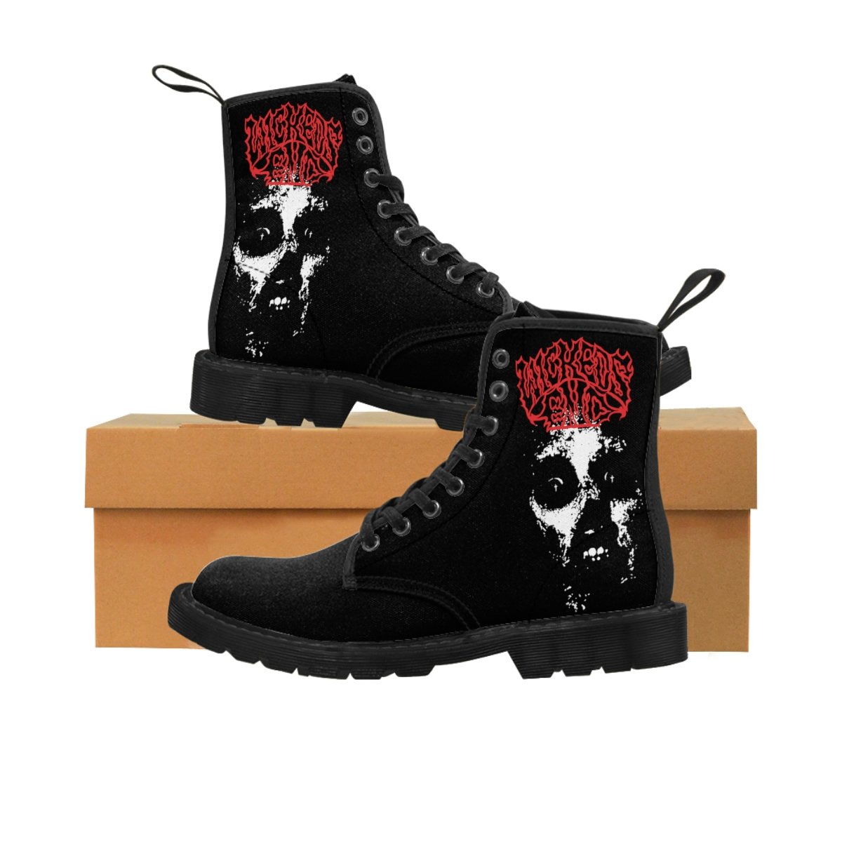Wickeds End – Zombie Girl Women’s Canvas Boots