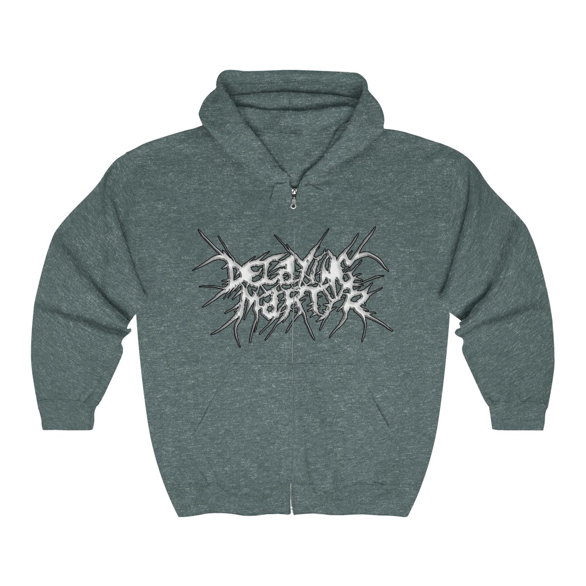 Decaying Martyr 3D Logo Full Zip Hooded Sweatshirt