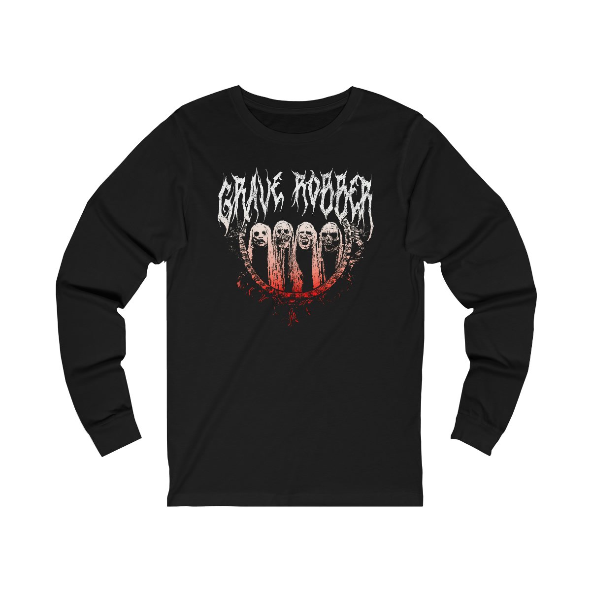 Grave Robber – Death Mask Long Sleeve Tshirt
