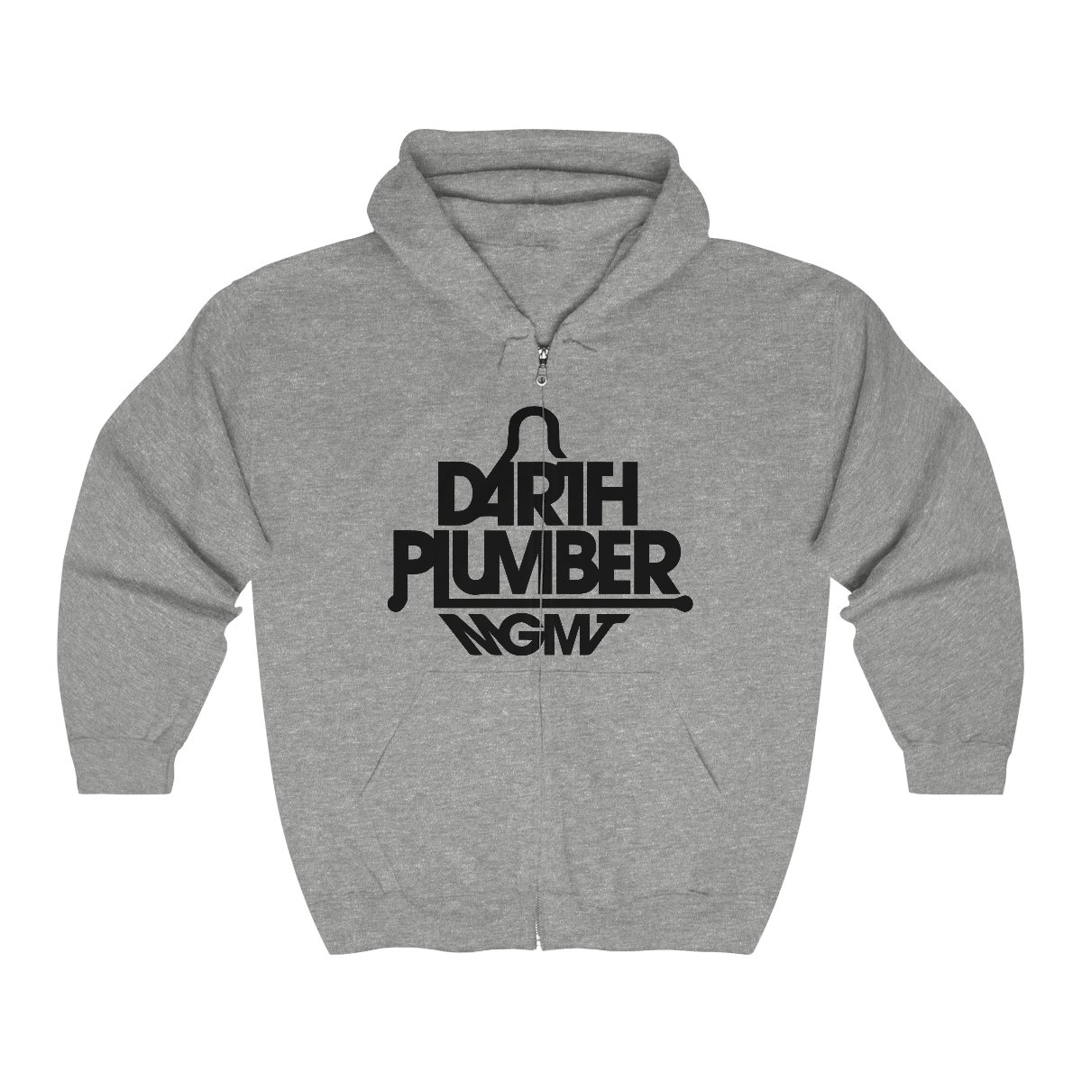Darthplumber Artist Management Logo Full Zip Hooded Sweatshirt