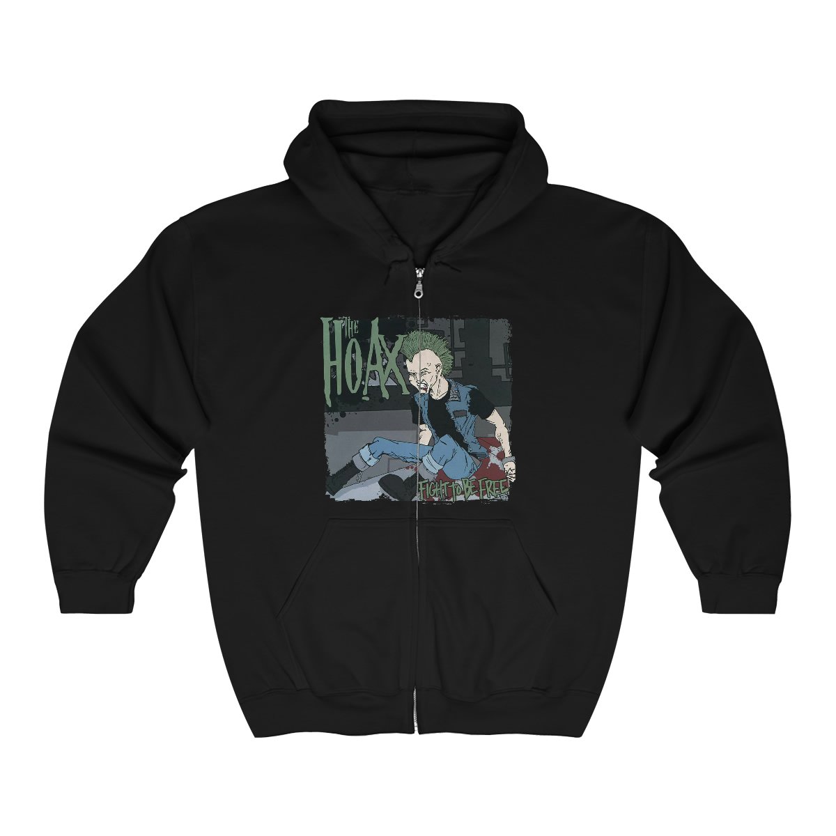 The Hoax – Fight To Be Free (TPR) Full Zip Hooded Sweatshirt