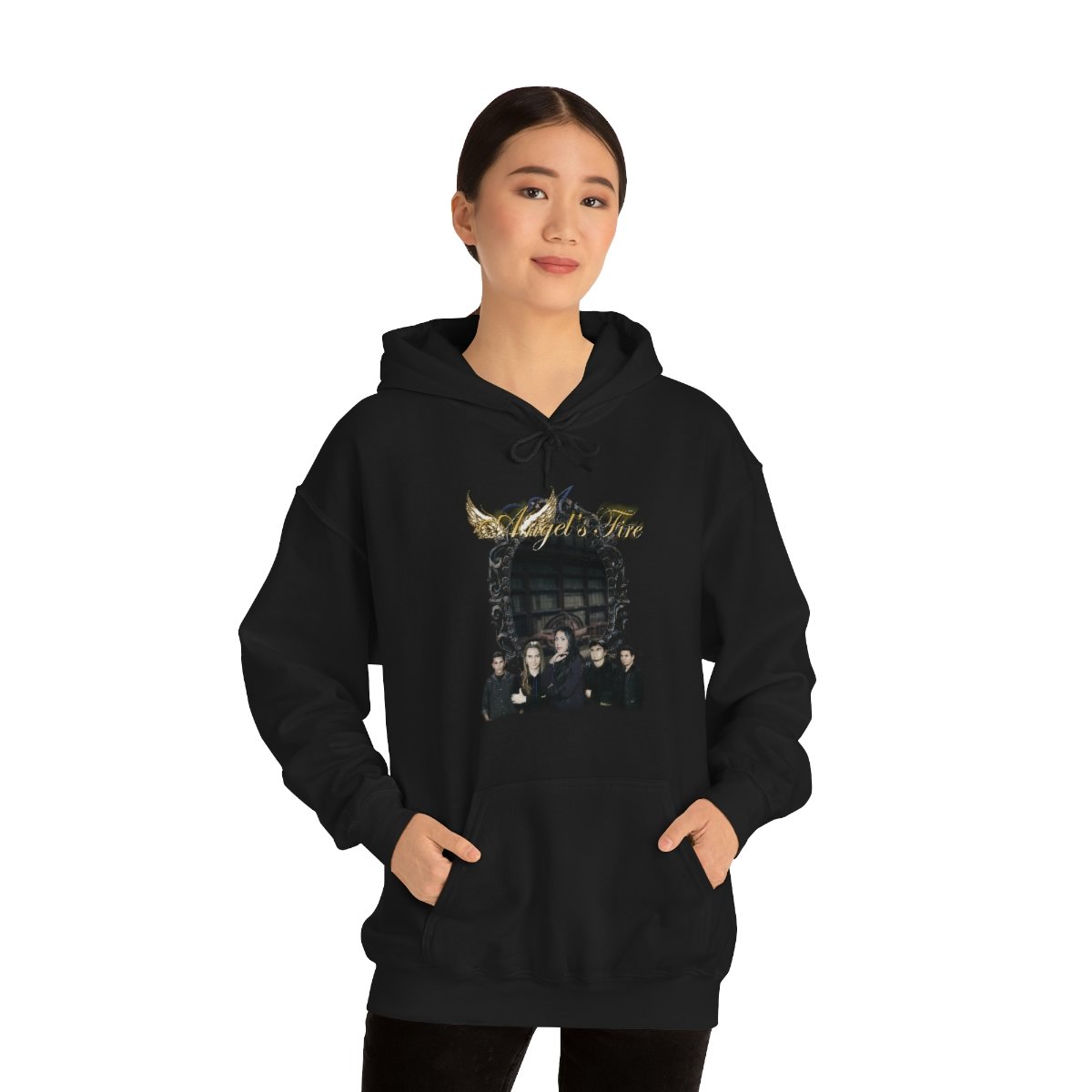 Angel’s Fire Pullover Hooded Sweatshirt