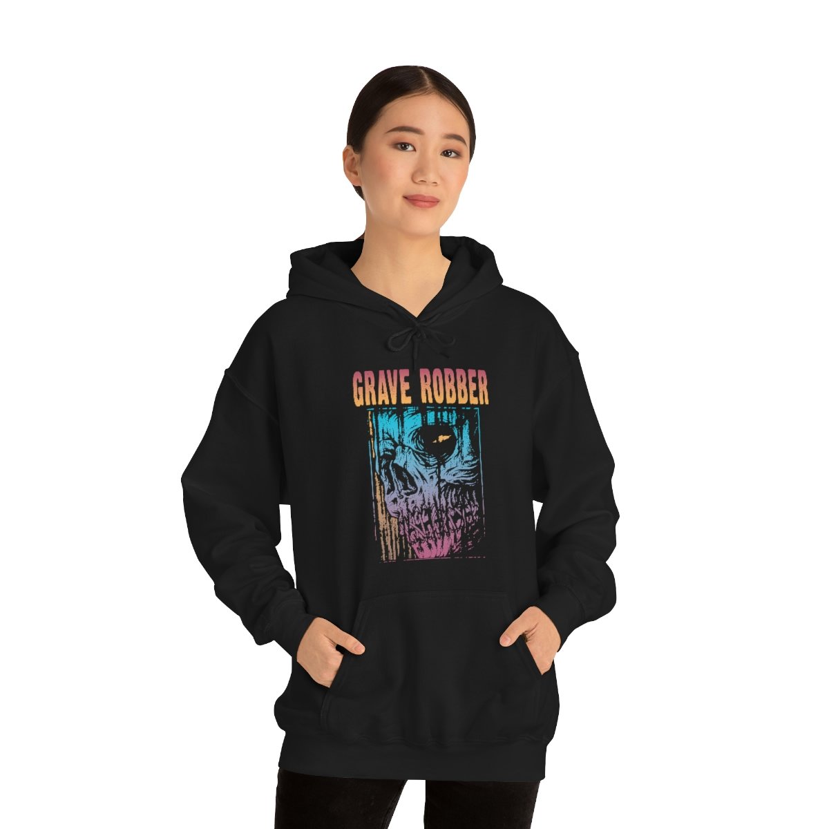 Grave Robber – Silenced Color Version Pullover Hooded Sweatshirt