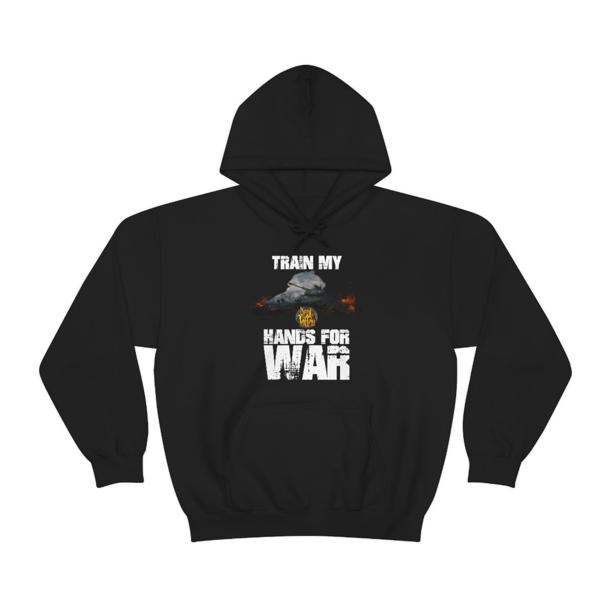 Deny The Fallen – Hands For War Pullover Hooded Sweatshirt