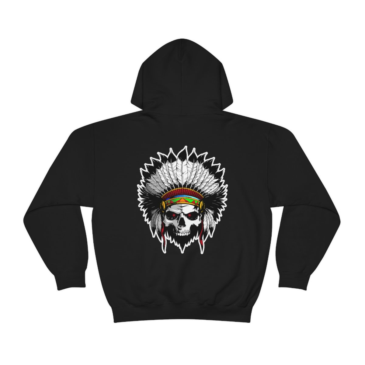 Once Dead Warrior Chief Pocket Logo Pullover Hooded Sweatshirt