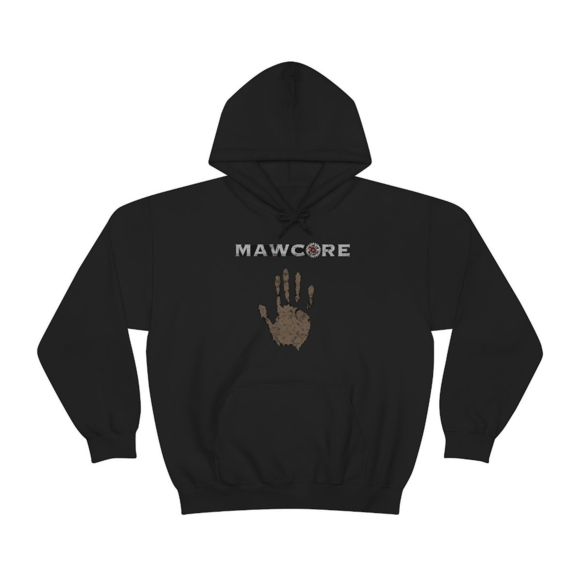Mawcore Mud Hand Pullover Hooded Sweatshirt