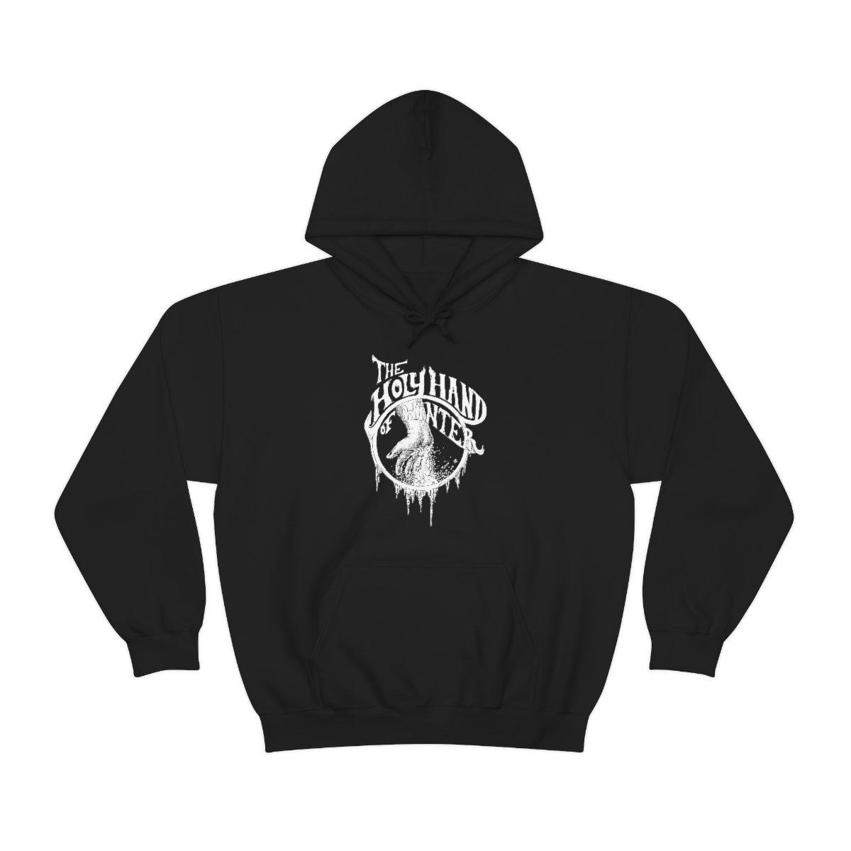 The Holy Hand Of Winter Pullover Hooded Sweatshirt