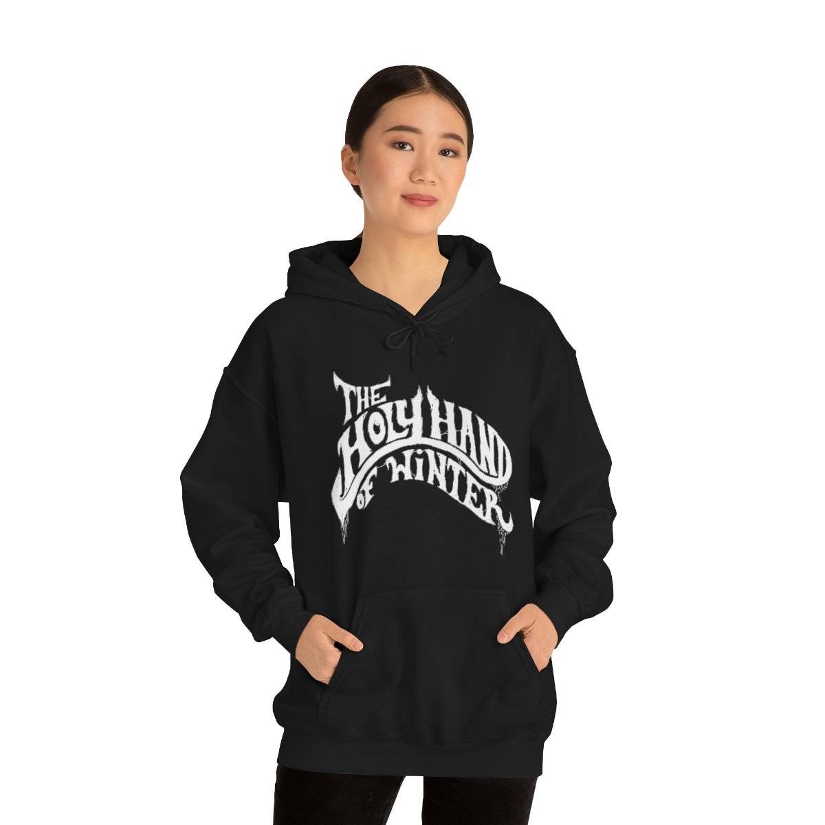 The Holy Hand Of Winter Logo Pullover Hooded Sweatshirt
