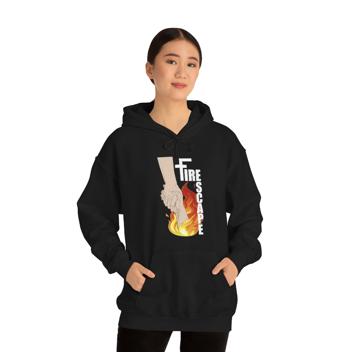 Fire Escape Logo Pullover Hooded Sweatshirt