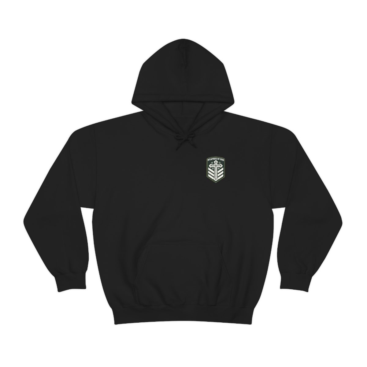 Weapons of God Emblem Logo Pullover Hooded Sweatshirt