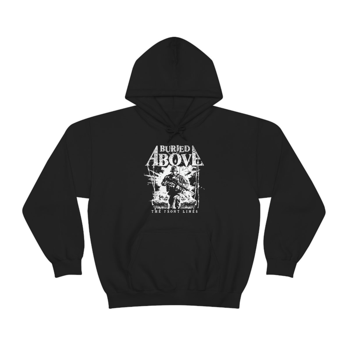 Buried Above – The Front Lines Pullover Hooded Sweatshirt