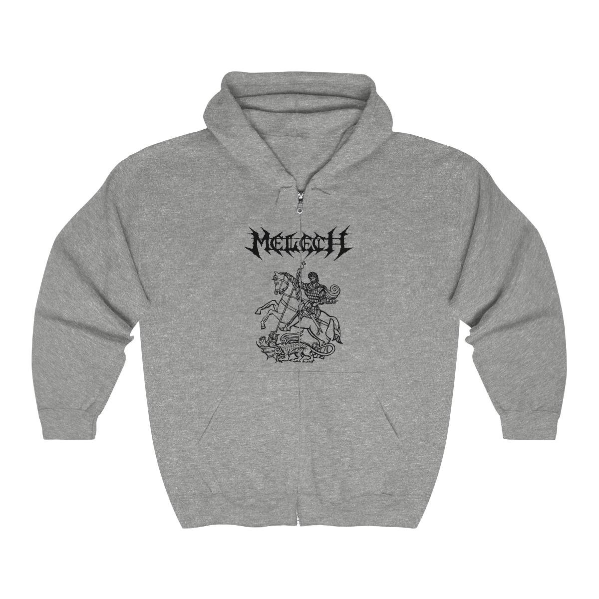 Melech Dragon Slayer Full Zip Hooded Sweatshirt