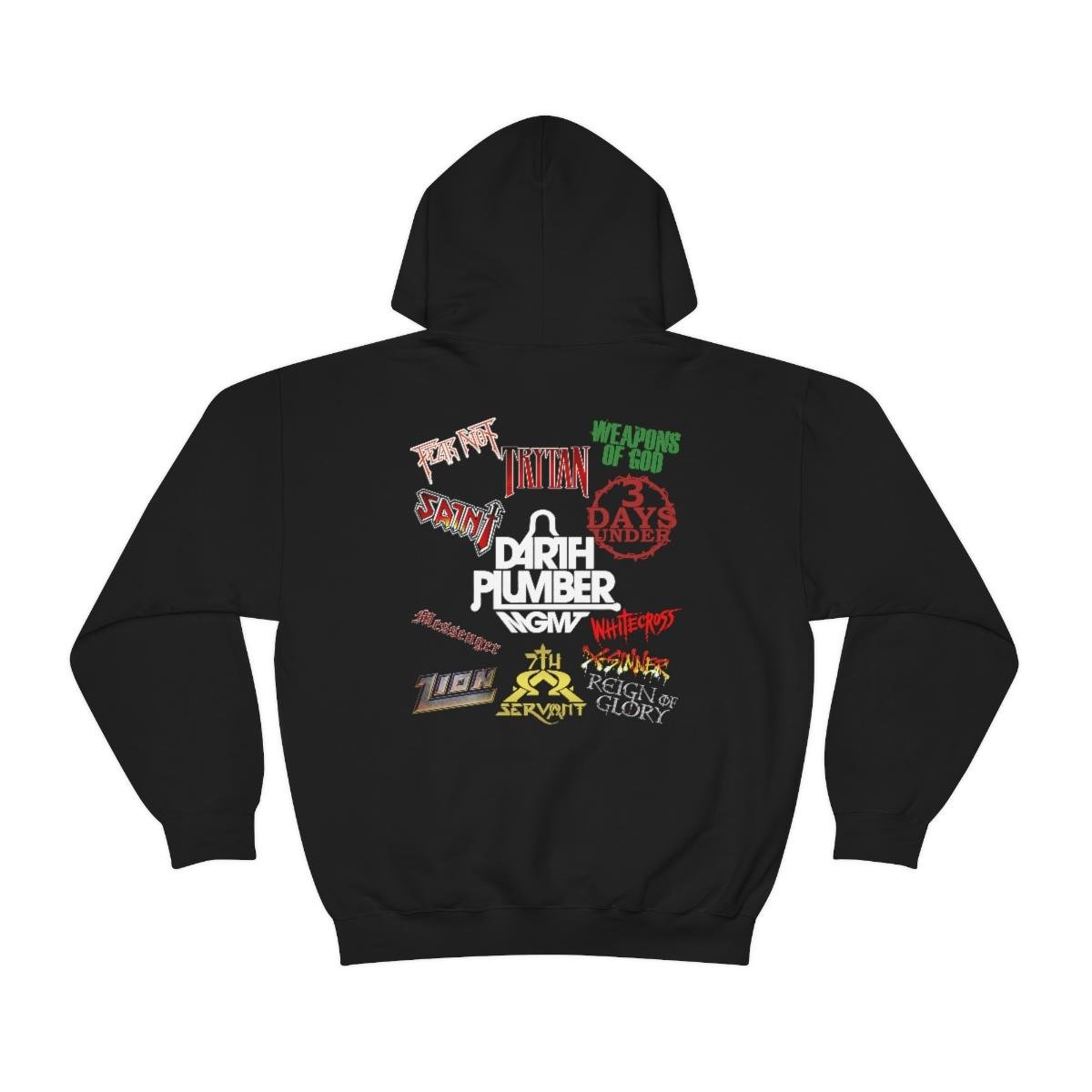 Darthplumber Roster Pullover Hooded Sweatshirt (2 Sided)