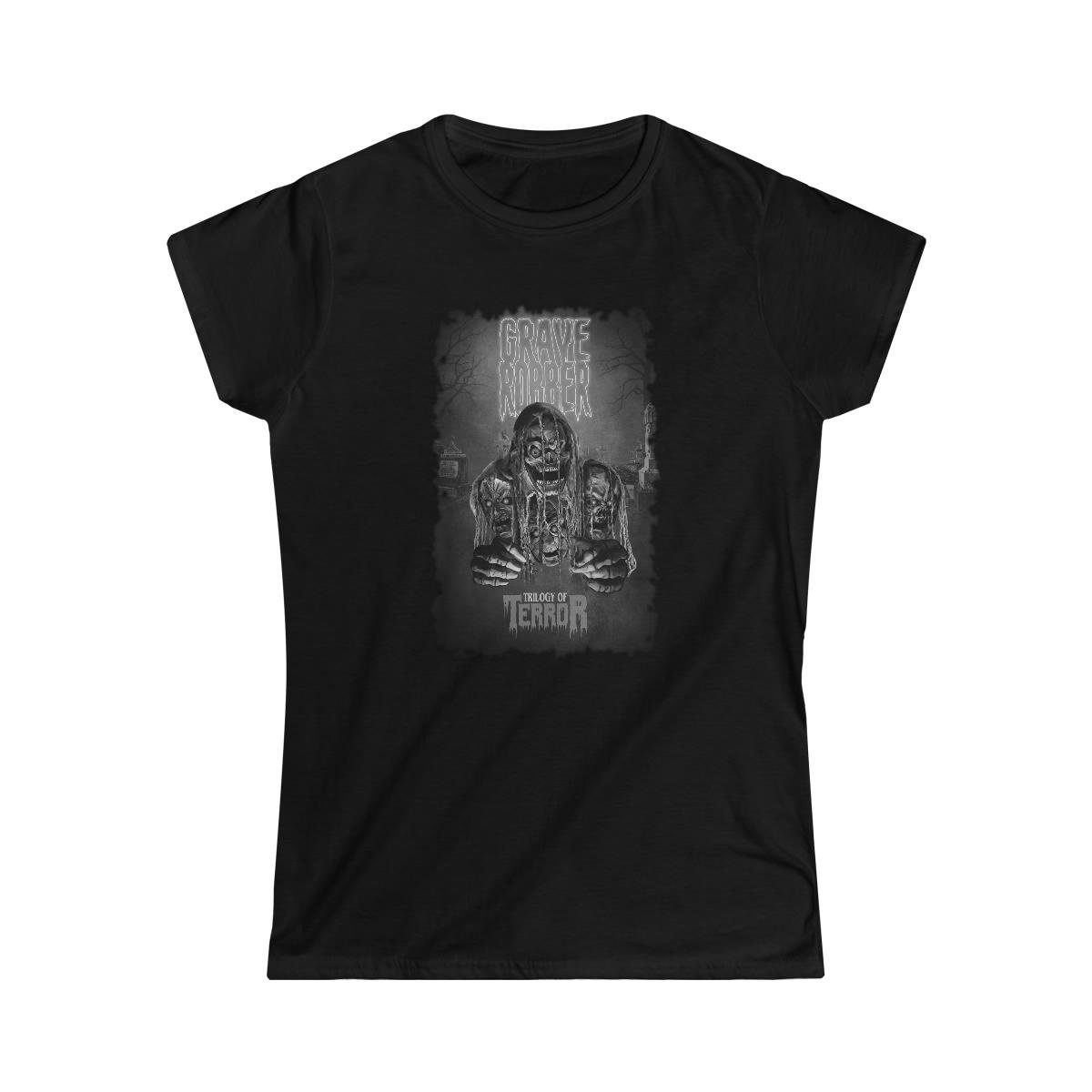 Grave Robber Trilogy of Terror (Limited Edition Black and White) Women’s Short Sleeve Tshirt